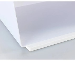 Recipient pentru pâine cu capac din bambus Wenko Kubo, alb