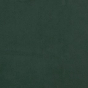 Cadru de pat box spring, verde inchis, 100x200 cm, catifea Verde inchis, 25 cm, 100 x 200 cm