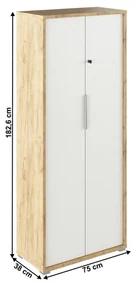 Dulap Birou RIOMA TYP 31 Stejar Artisan/Alb