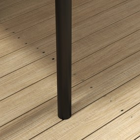 Outsunny Acoperiș de Schimb pentru Foișor, Rezistent la Intemperii, 397 x 297 cm, Gri Deschis | Aosom Romania