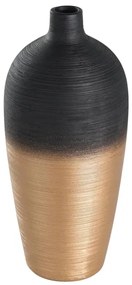 Vază ceramică Eglo 421423 SARYKSU 28x12,5 cm negru/auriu