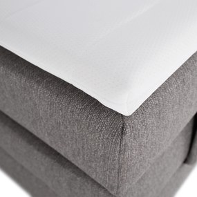 Pat electric reglabil, arcuri, gri, 160x200, MURKO NEW