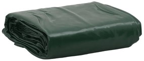 vidaXL Prelată, verde, 1,5x2,5 m, 650 g/m²