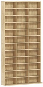 HOMCOM Depozite pentru CD-uri și DVD-uri, bibliotecă de depozitare 1116 CD-uri/528 DVD-uri, 36 compartimente și rafturi reglabile, chenar | Aosom Romania