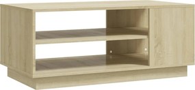 vidaXL Măsuță de cafea, stejar sonoma, 102x55x43 cm, lemn prelucrat