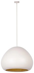 Lustră pe cablu LAVA 1xE27/15W/230V crem/auriu