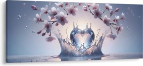Tablou - Inimă de diamant (120x50 cm)