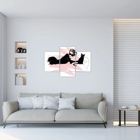 Tablou - Doamnă de modă (90x60 cm)