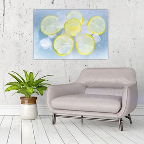 Tablou cu lămâie în gheață (90x60 cm)