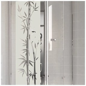 Autocolant rezistent la apă, pentru cabina de duș, Ambiance Bamboo