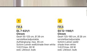 Lustra / Pendul cu brat ajustabil design modern Fula