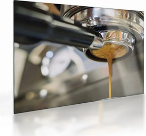 Tablou pe sticlă - espresso (70x50 cm)