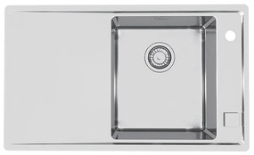 Chiuveta inox Alveus Stricto 10 Satin 79x48 cm dreapta