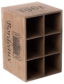 Suport din lemn pentru sticle de vin Balvi Bordeaux