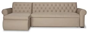 Coltar Extensibil Stanga Andreas, 5 Locuri, Crem, 299 Cm