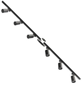 Spot în sistem de șină Zuma Line 3025 TORE 6xGU10/35W/230V negru