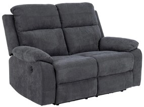 Sofa recliner Oakland 572 98x144x95cm, 77 kg, Gri inchis, Tapiterie
