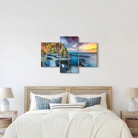 Tablou - Satul mediteranean (90x60 cm)