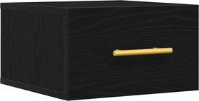 vidaXL Dulap de noapte Stejar Negru 35 x 35 x 20 cm Lemn compozit