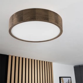 Plafonieră LED Brilagi CARVALHO 2xE27/60W/230V stejar nuc d. 37 cm