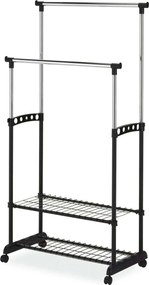 Suport umerase NOVA II BIS, negru, metal, 85x43x94/168 cm
