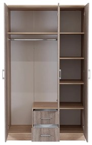 Dulap Miami 120x205 cm stejar York-stejar Sonoma