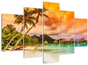 Tablou - Insula Bora Bora (150x105 cm)