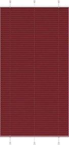 vidaXL Jaluzea plisată Bordeaux Roșu 110x200 cm Lățime țesătură