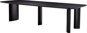 Masa dining moderna design LUX Harmonie L negru 300x116cm