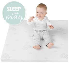 Saltea pentru copii din spumă cu husă detașabilă 95x70 cm Safe Asleep® – Roba