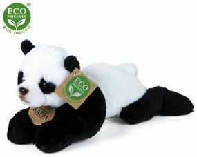 Plush urs panda minciuna 18 cm ECO-FRIENDLY