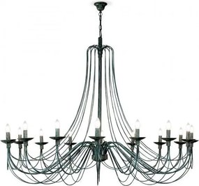 Candelabru XL 16 brate diametru 140cm Vela LU 1531/16 OR