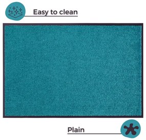 Covor Hanse Home Wash &amp; Clean, 39 x 58 cm, turcoaz