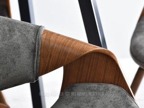 Scaun Bjorn K (gri + nuc). 1110939