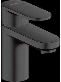 Set coloana dus si baterie lavoar Hansgrohe Vernis Blend si accesorii baie Hansgrohe AddStoris, negru mat