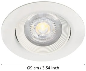 Eglo 32896 - SET 3xLampă încastrată SARTIANO 1xLED/5W/230V