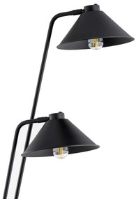 Lampadar, cu 2 brate design modern GABIAN negru