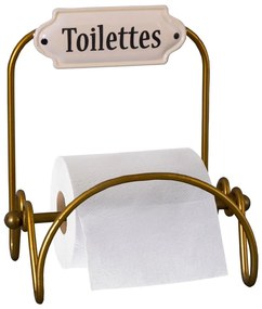 Suport pentru hârtie igienică de montat pe perete din metal – Antic Line