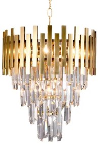 Lustră pe lanț ASPEN GOLD 9xE14/40W/230V