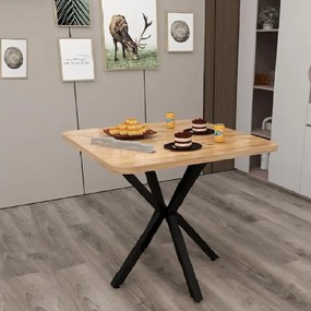 Masa bucatarie patrat  texturata, Homs 70 x 70X75 cm,600125