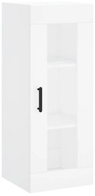 vidaXL Dulap montat pe perete, alb, 34,5x34x90 cm