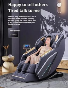 PRIMUS ULTRA PREMIUM Fotoliu de masaj 3D – relaxare inteligentă, la tine acasă - Scanare automata, AI Voice,încărcare wireless telefon, Incalzire, Zero Gravity, difuzoare Bluetooth, controler rapid