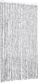 vidaXL Perdea pentru insecte gri deschis și gri închis100x230cmchenille