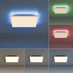 Plafonieră LED RGB dimabilă CONRAD 27W/230V Leuchten Direkt 15561-16 + telecomandă