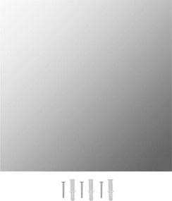 vidaXL Oglindă de perete, 60 x 60 cm, pătrat, sticlă