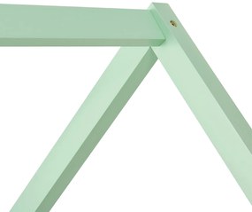 Patut Marli 90 x 200 cm cu 2 sertare si grilaj cu lamele - mentol