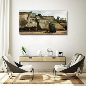 Tablou canvas Desen case de sat