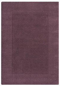 Covor Textured Border Purple, Flair Rugs, 160x230 cm, lana, mov