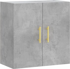 vidaXL Dulap de perete, gri beton, 60x31x60 cm, lemn compozit