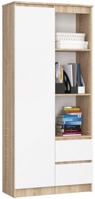 Raft Rehana (Stejar sonoma + Alb). 1069476